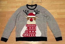 New BOOHOO MAN Grey Rudolph