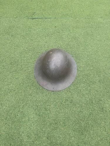 Army tin helmet - tin,