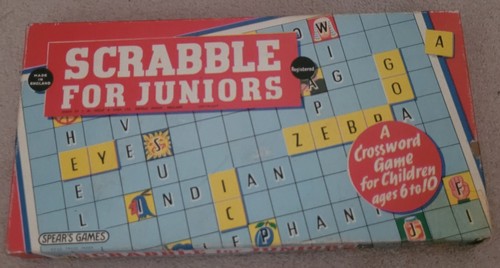 Scrabble for juniors vintage - scrabble,