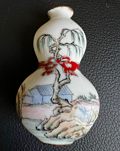 Antique qing chinese - chinese, painted