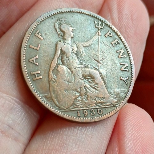 King george halfpenny 1930 - george,