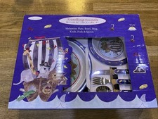 Milky Green Travelling Animals Melamine Tableware Set - Still Boxed - Unused