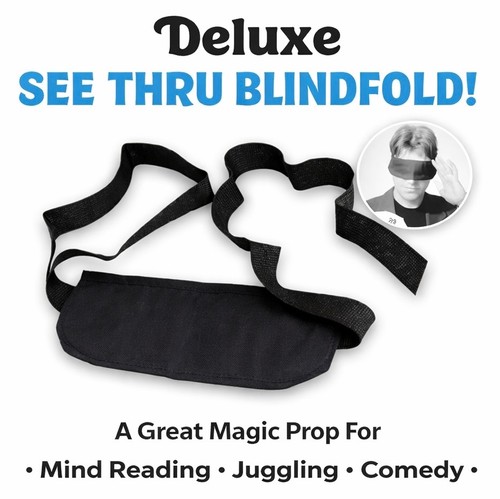 Deluxe see through blindfold - see,