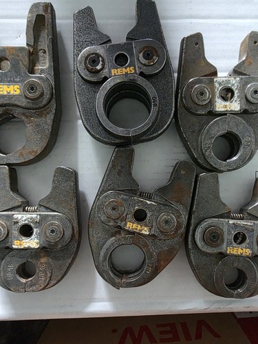 Rems press tongs - 6, joblot