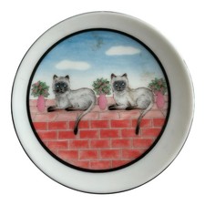 Vintage Porcelain Siamese Cat