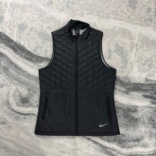 Vintage Nike Aerolayer Black Size Large Running Vest Body Warmer Gilet