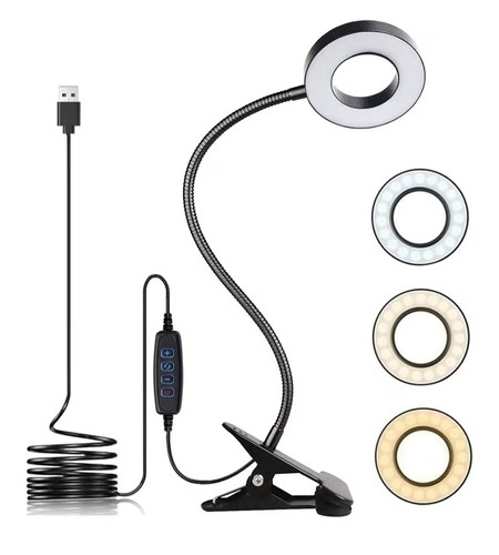 Desk lamp clip - clip, light