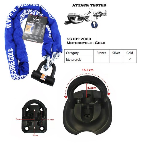 Motorcycle chain lock sold - motorcycle,