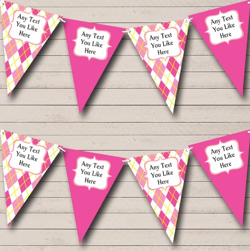 Pink diamonds personalised - pink,