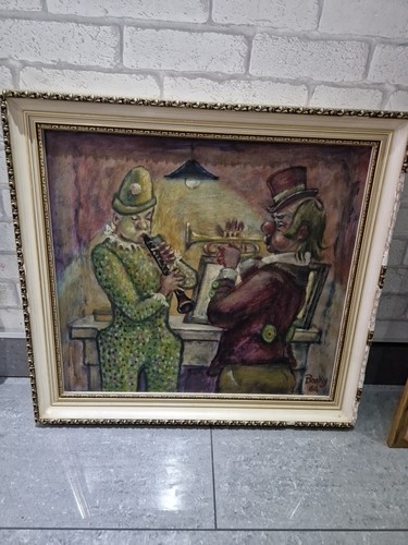 Antique vintage clown - vintage,