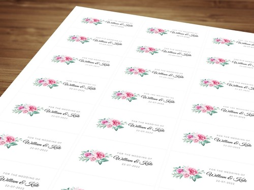 Personalized wedding stickers - personalized,