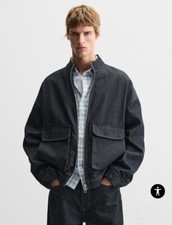 Zara Denim Jacket With Pockets