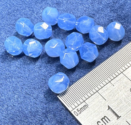 6mm round sky blue opal - round,