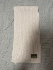 N Peal UNISEX RIBBED CASHMERE SCARF RRP195£