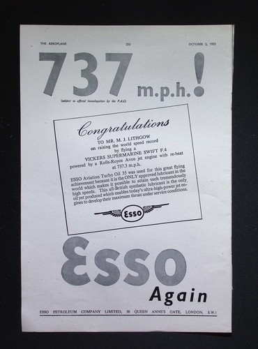 Original 1953 advert - original,
