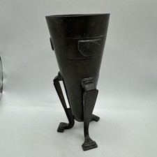Antique Arundel Pewter Art Nouveau Design Vase by ‘CW Fletcher & Sons’ H.20.5cm