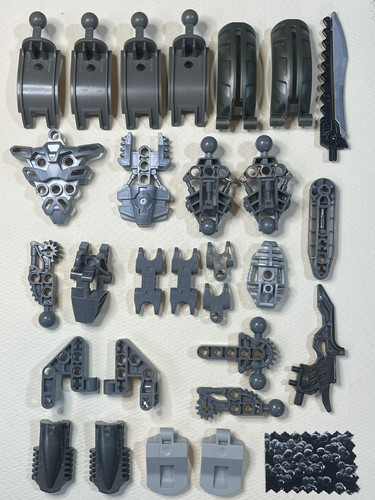 Original lego bionicle weapons - original,