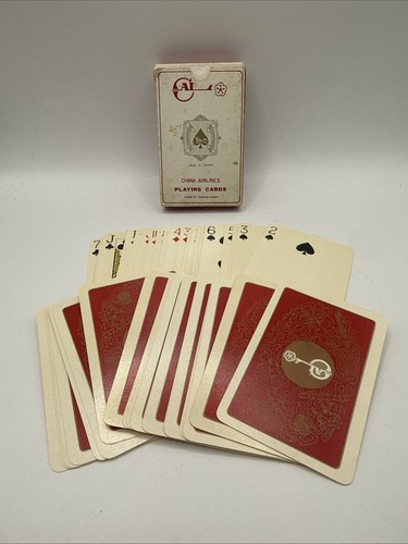 China airlines playing cards - airlines,