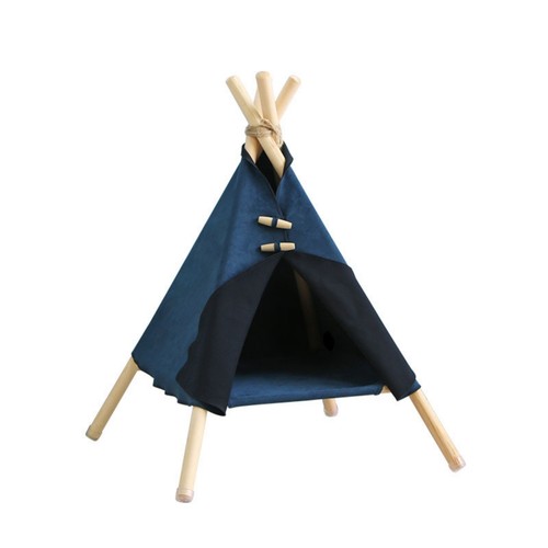 Cat tent with wooden frame - with,