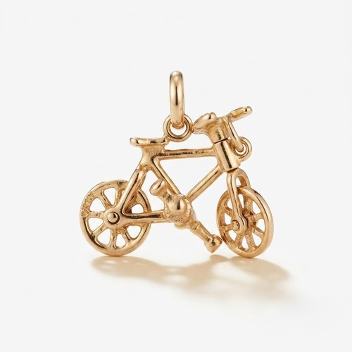 Yellow gold vintage bicycle - gold,
