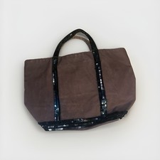 Vanessa Bruno Medium Cabas Tote Brown/sequin