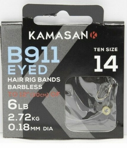 Kamasan b911 barbless eyed - b911,