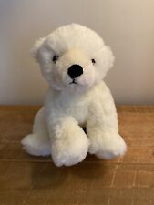Keel Eco Polar Bear Cub Soft Toy 8” White Plush Keel Toys VGC