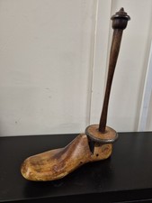 antique wooden shoe last