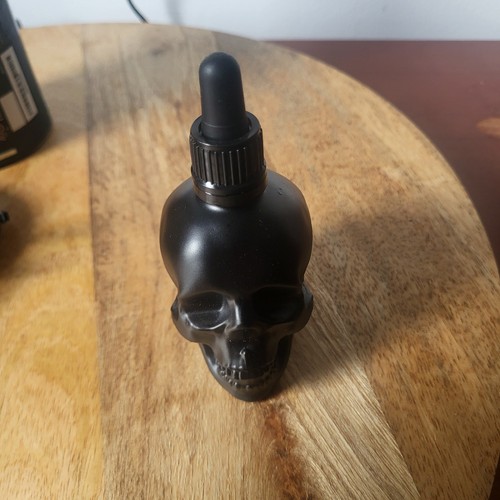 Black skull beard - black, bay
