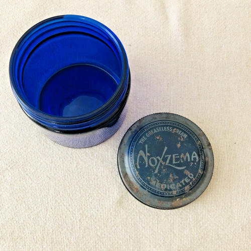 Vintage noxzema cobalt blue - vintage,