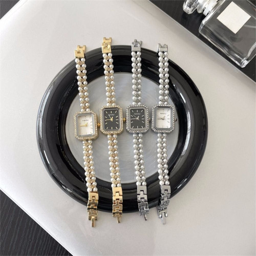 Square dial bracelet watch - dial,