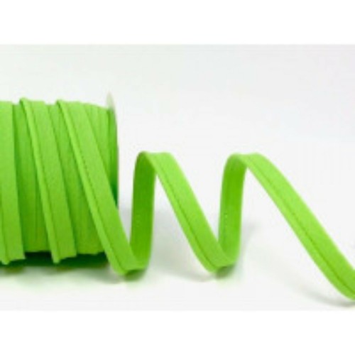 10mm lime green poly cotton - 10mm,
