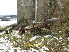 Photo 6x4 Horse drawn plough