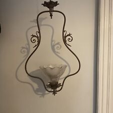 Stunning Antique Converted Gas Lamp Ceiling Light
