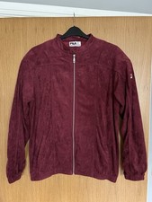 Fila Terrinda Tracksuit Top Size L, Burgundy