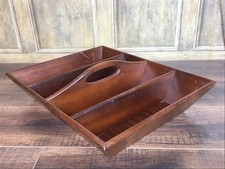 LARGE VINTQGE WOODEN CUTLERY