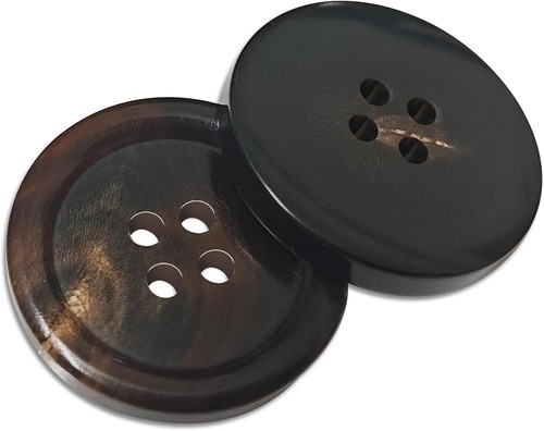 Real horn sewing buttons - real, for