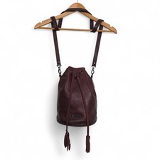 Dr Martens Bucket Bag Shoulder Bag Leather Oxblood Burgundy Small/Medium