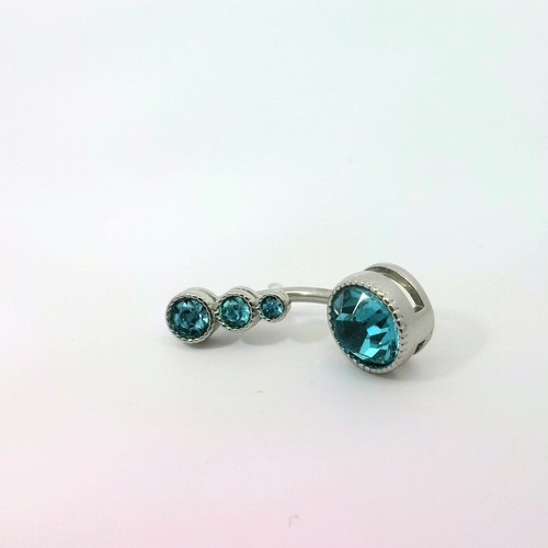 Blue jewelled stainless - blue,