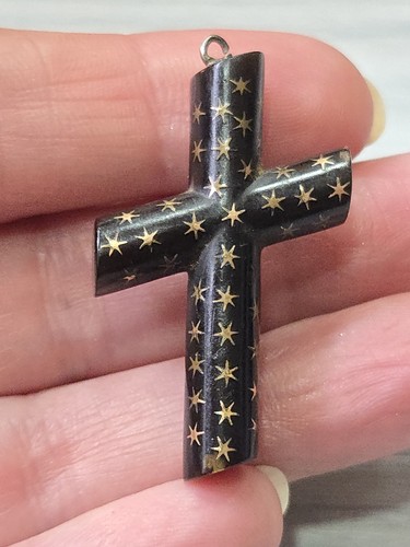 Antique cruciform cross pique - antique,
