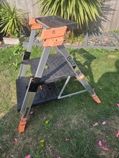 Heavy Duty BATAVIA TRANSFORMER Step Ladder Workbench Hop-up Collect EASTBOURNE