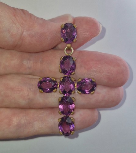 Antique victorian gilt purple - antique,