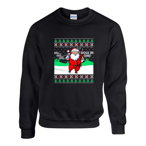 Hole in one santa - ho,