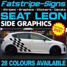 to fit SEAT LEON GRAPHICS STRIPES STICKERS DECALS FR K1 CUPRA R COPA 310