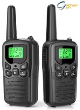 2 Pack Walkie Talkies Long Range 8 KM 22 Channel Two-Way Radios Handheld Events