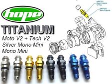 HOPE Moto V2, Tech V2, Mono Mini: 2 Titanium Bleed Bolts - 43% Lighter