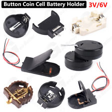PCB SMT Button Coin Cell Battery Holder CR1220 CR2016 CR2032 CR2430 CR2450 3V/6V