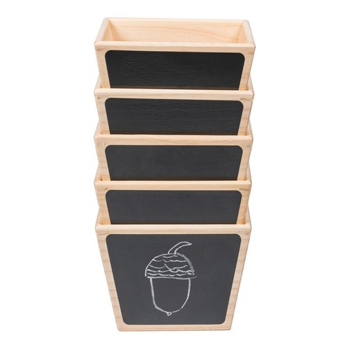 Polydron wooden sorting - polydron, pots