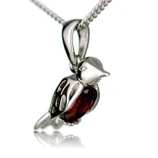 Garnet Necklace Robin Red
