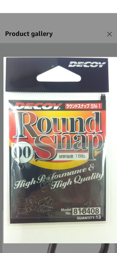 Decoy round snap size - , 18lb